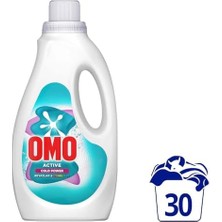 Omo Active Cold Power Beyazlar ve Renkliler Için Sıvı Deterjan 1500 ml