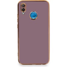 Huawei P20 Lite Kılıf Volet Silikon - Mor - FKU2887-4197