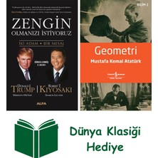 Alfa Yayınları Zengin Olmanızı Istiyoruz + Geometri + Dünya Klasiği Hediye