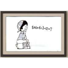Karikatural Zhu Genhua 29X21CM Orijinal Karikatür Tablo