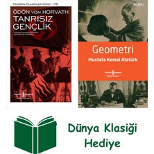 İş Bankası Kültür Yayınları Tanrısız Gençlik + Geometri + Dünya Klasiği Hediye