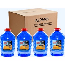 Alpars Oto Cam Suyu 5 Lt Antifrizli Cam Suyu - 25 Derece 4'lü Avantajlı Paket