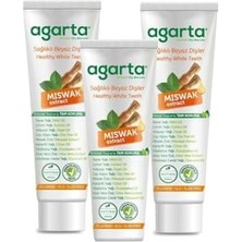 Doğal Misvak Özlü Florürsüz Diş Macunu 100 ml (3 Adet)