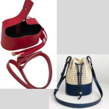 Angel Çanta Aksesuar Torba2 Model Çanta Yapım Aparatı Kırmızı Renk Light Gold Metalli