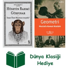 Everest Yayınları Insan Önce Maymun Muydu? + Geometri + Dünya Klasiği Hediye