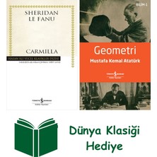 İş Bankası Kültür Yayınları Carmilla + Geometri + Dünya Klasiği Hediye