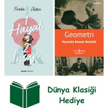 Alfa Yayınları 1 Hayat 2 Insan + Geometri + Dünya Klasiği Hediye
