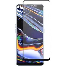 Mobify Oppo A74 4g Ekran Koruyucu Ekranı Tam Kaplayan Kenarları Kırılmaya Dayanıklı 5d Cam