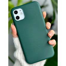 Go Aksesuar Iphone 11 Uyumlu Içi Kadife Leke Tutmaz Sıvı Silikon Lansman Kılıf