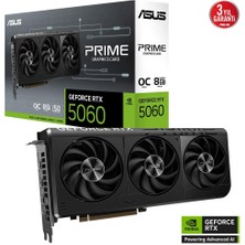 Asus PRIME-RTX5060-O8G RTX5060 8gb Ddr7 128BIT 3xdp/1xhdmı