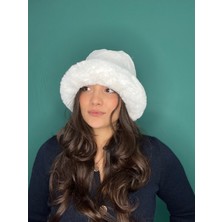 Laviyonsa Kürk Kenarlı Yumuşak Bucket Kışlık Şapka