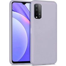 Xiaomi Redmi 9t Kılıf Nano Içi Kadife Silikon - Lila - FKU4800-7522
