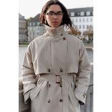 Manuka Zurıch Oversıze Trençkot Kum