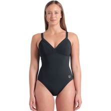 Arena Lara Soft Curve Back Kadın Siyah Yüzücü Mayosu 008119550
