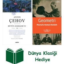 Alfa Yayınları Anton Çehov Bütün Eserleri 4 + Geometri + Dünya Klasiği Hediye
