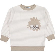 Civil Boys Aslan Nakışlı 2-5 Yaş Sweatshirt
