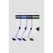 Defne Baby 4 Çift Mevsimlik Erkek Çocuk Soket Çorap