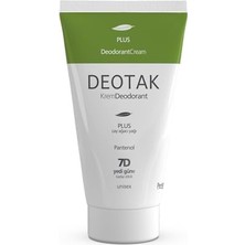 Deotak Plus Ekstra Koruma 7 Güne Kadar Etkili Krem Deodorant 35 ml