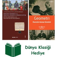 Alfa Yayınları Büyük Sözleşme Ya Da Özgürlükler Sözleşmesi + Geometri + Dünya Klasiği Hediye