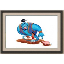 Karikatural Benjasit Tumying 43x30cm Orijinal Karikatür Tablo