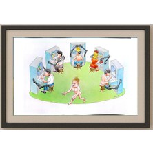 Karikatural Romanov Vladimir 40x30cm Orijinal Karikatür Tablo
