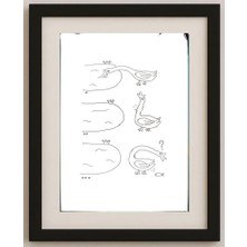 Karikatural Yu Haoze 29X21CM Orijinal Karikatür Tablo
