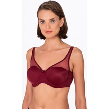 NEWBRA LINGERIE Kadın Toparlayıcı Sütyen | Bordo 704