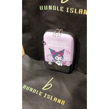 Ada Çanta Kırtasiye Çocuk Omuz Çantası Plastik Kaplama Kuromi Figürlü