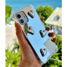 Go Aksesuar Iphone 12 ve 12 Pro Uyumlu Aynalı Darbe Önleyici Kamera Korumalı Silikon Kılıf