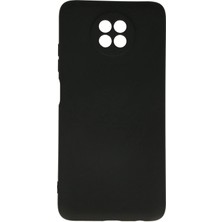 Xiaomi Redmi Note 9 5g Kılıf Nano Içi Kadife Silikon - Siyah - FKU4577-7452