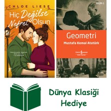Artemis Yayınları Hiç Değilse Nefret Olsun + Geometri + Dünya Klasiği Hediye