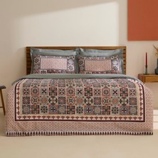 Karaca Home Tessera %100 Pamuk Çift Kişilik Nevresim Takımı Mint