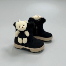 Rexba Ayıcık Desenli Kız Çocuk Kaymaz Taban Bot