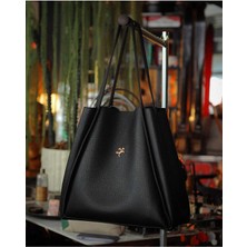 Ada Çanta Kırtasiye Kadın Omuz Çanta 2 Li Set