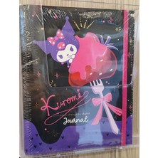 Ada Çanta Kırtasiye Kuromi Hello Kitty Sert Kapak Içten Spiralli Journal Çok Amaçlı Defter ( 24CM * 17 cm )