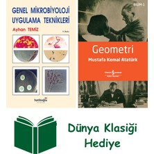 Genel Mikrobiyoloji Uygulama Teknikleri + Geometri + Dünya Klasiği Hediye