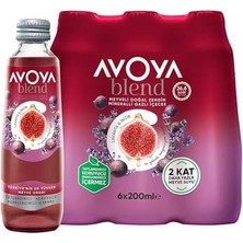 Avoya Blend Incir ve Lavanta Aromalı Maden Suyu, 6 Adet, 250 Mililitre