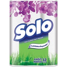 Store Fullf Solo Kağıt Havlu 12'li Bambu Lifleriyle Güçlendirilmiş Suya Dayanıklı Yumuşak Dokulu