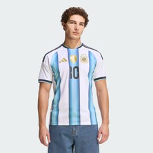 adidas Arjantin 26 Messi İç Saha Erkek Beyaz Forma.-