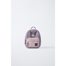 Ada Çanta Kırtasiye Kuromi Figürlü Pelüş Sırt Çantası Küçük Boy (27CM*21CM)