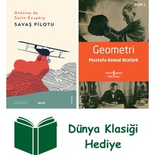 Alfa Yayınları Savaş Pilotu + Geometri + Dünya Klasiği Hediye