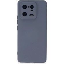 Techmrt Newface Xiaomi Mi 13 Pro Kılıf Nano Içi Kadife Silikon - Gri