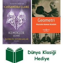 Artemis Yayınları Ölümcül Oyuncaklar 1. Kitap - Kemikler Şehri + Geometri + Dünya Klasiği Hediye