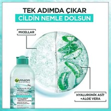 Store Fullf Hyaluronik Asit İçeren Garnier Skin Naturals 400 ml Micellar Su Tüm Cilt Tipleri için Kusursuz Makyaj Temizleme