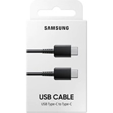 Samsung Usb-C To Usb-C (3A) Şarj ve Data Kablosu Siyah EP-DA705BBEGWW ( Türkiye Garantili )