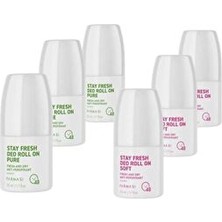 Farmasi Stay Fresh Deo Roll On Pure 50 ml 3x Adet Stay Fresh Soft 50 ml Roll On 3 x Adet