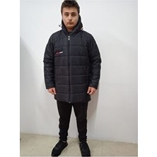 Elyaf Kumaşlı Uzun Kol Anorak Kaban Mont Erkek Çocuk Regular Fit Model