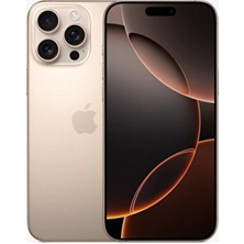 Apple Yenilenmiş iPhone 16 Pro Max 256 GB Çöl Titanyum Cep Telefonu (12 Ay Garantili) A Kalite