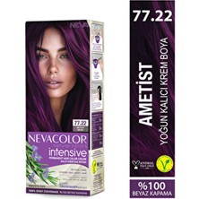 Intensıve 77.22 Ametist Kalıcı Krem Saç Boyası Seti