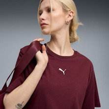 Puma Ess Relaxed Tee Kadın T-Shirt 684971-60 Exotic Red
